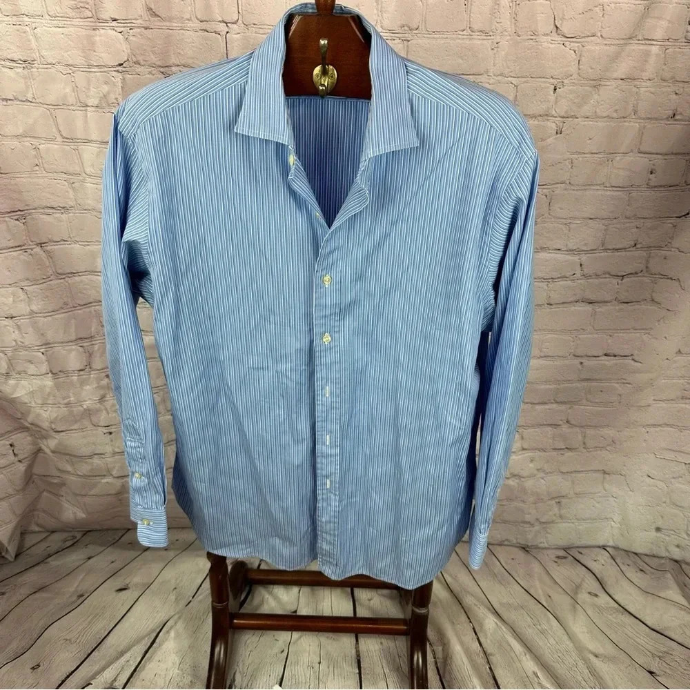 Polo Ralph Lauren Classic Fit Long Sleeve Sz 17 Dress Shirt